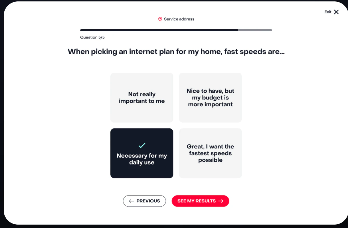 Frontier value of speed question