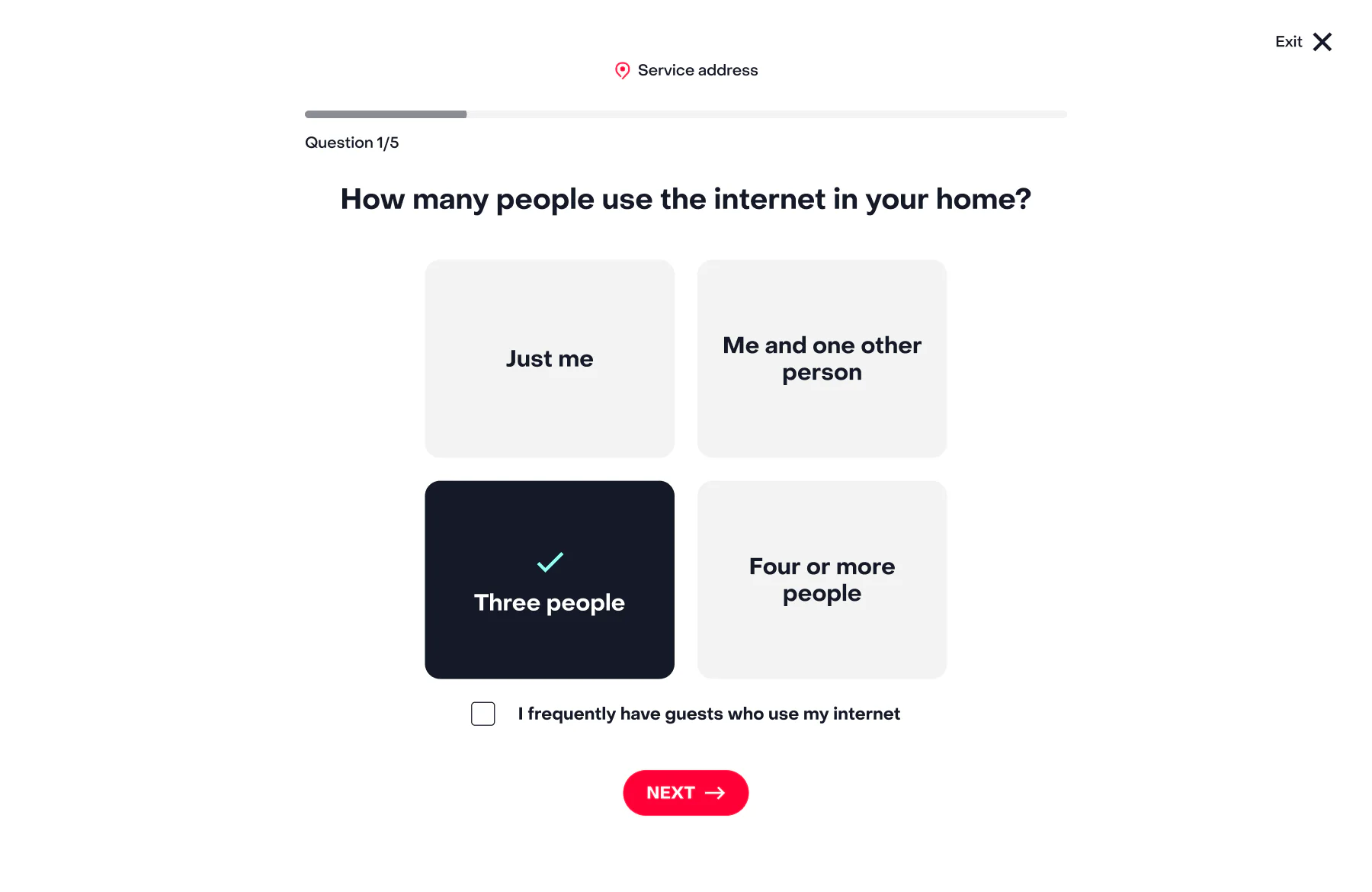 Frontier household discovery question