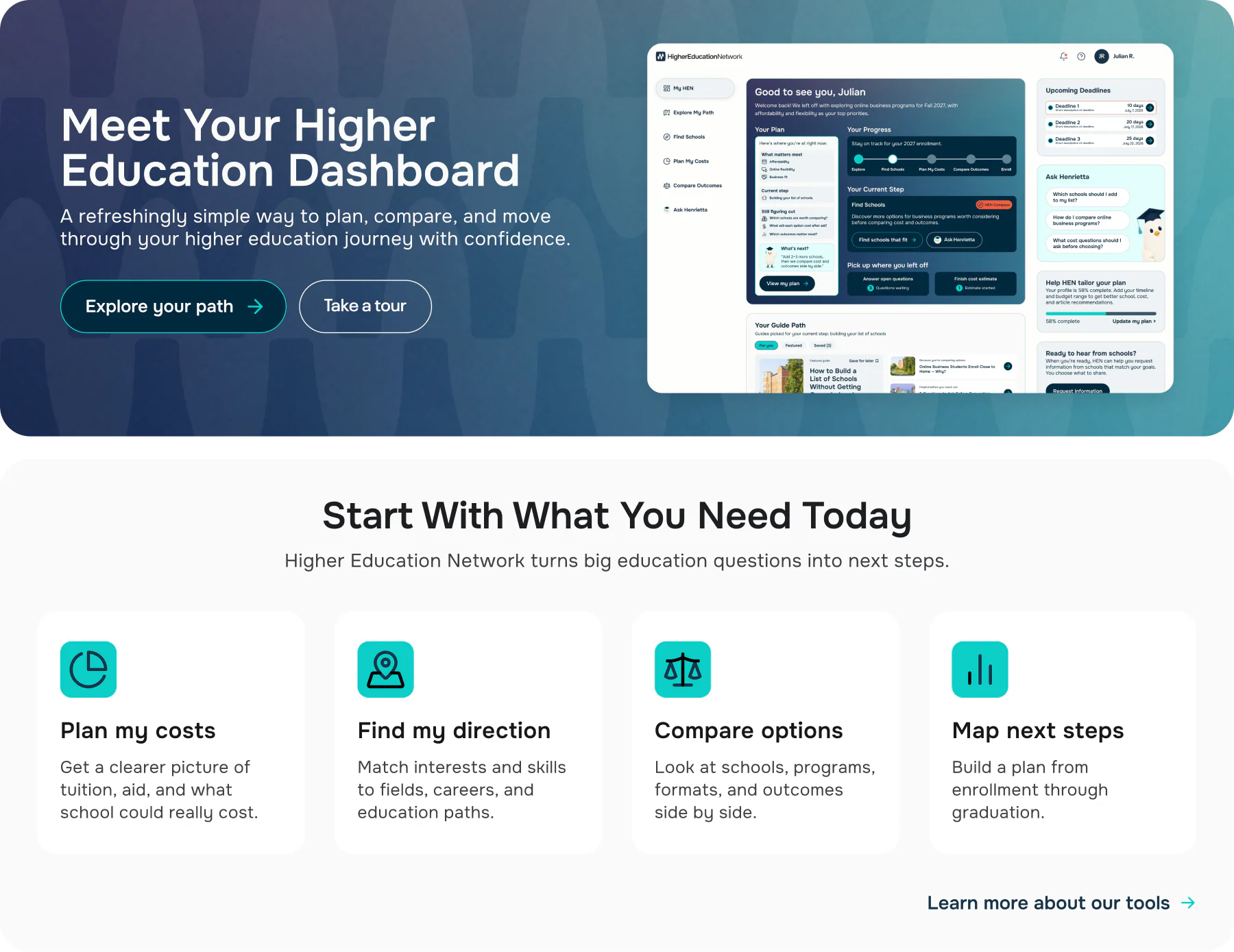 HEN public education guidance experience