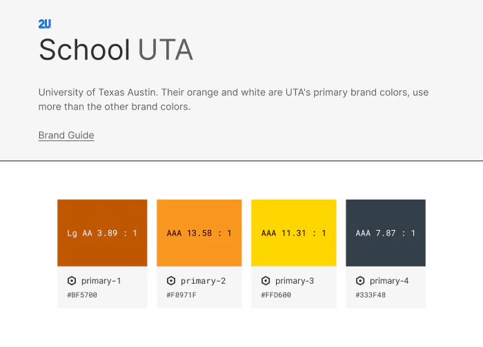 Institutional brand flexibility palette 2