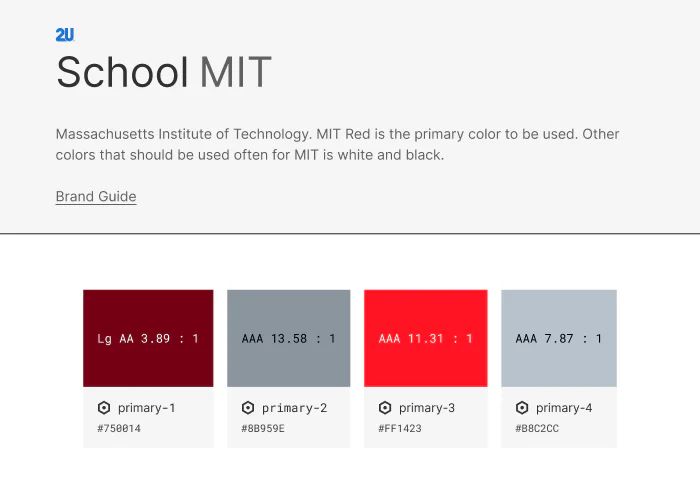 Institutional brand flexibility palette 3