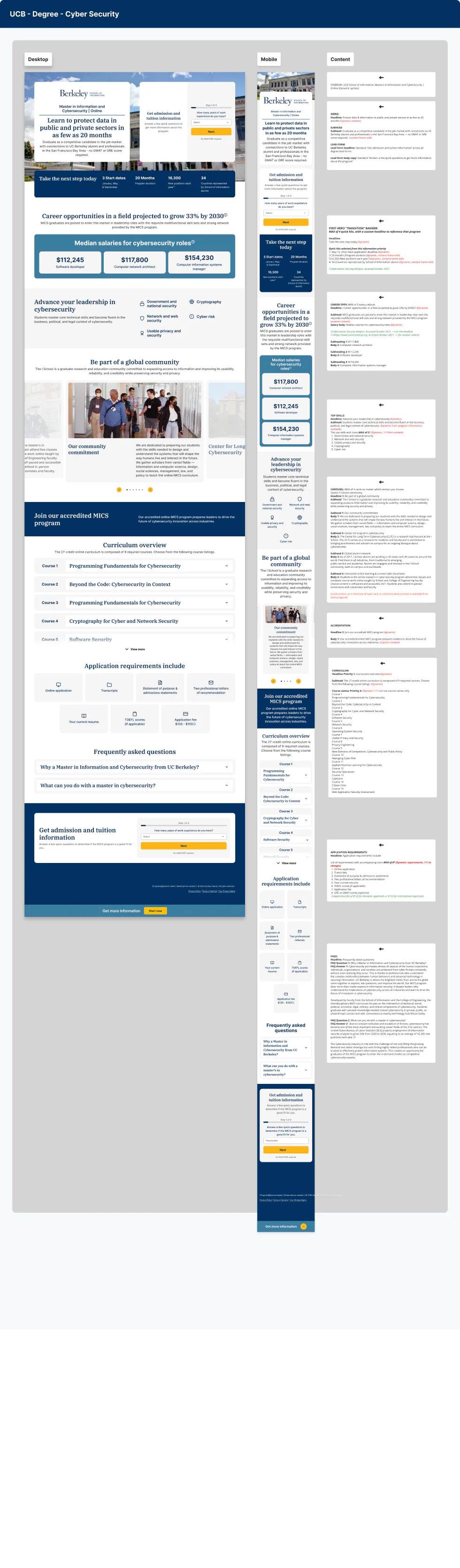 Live university program implementation board