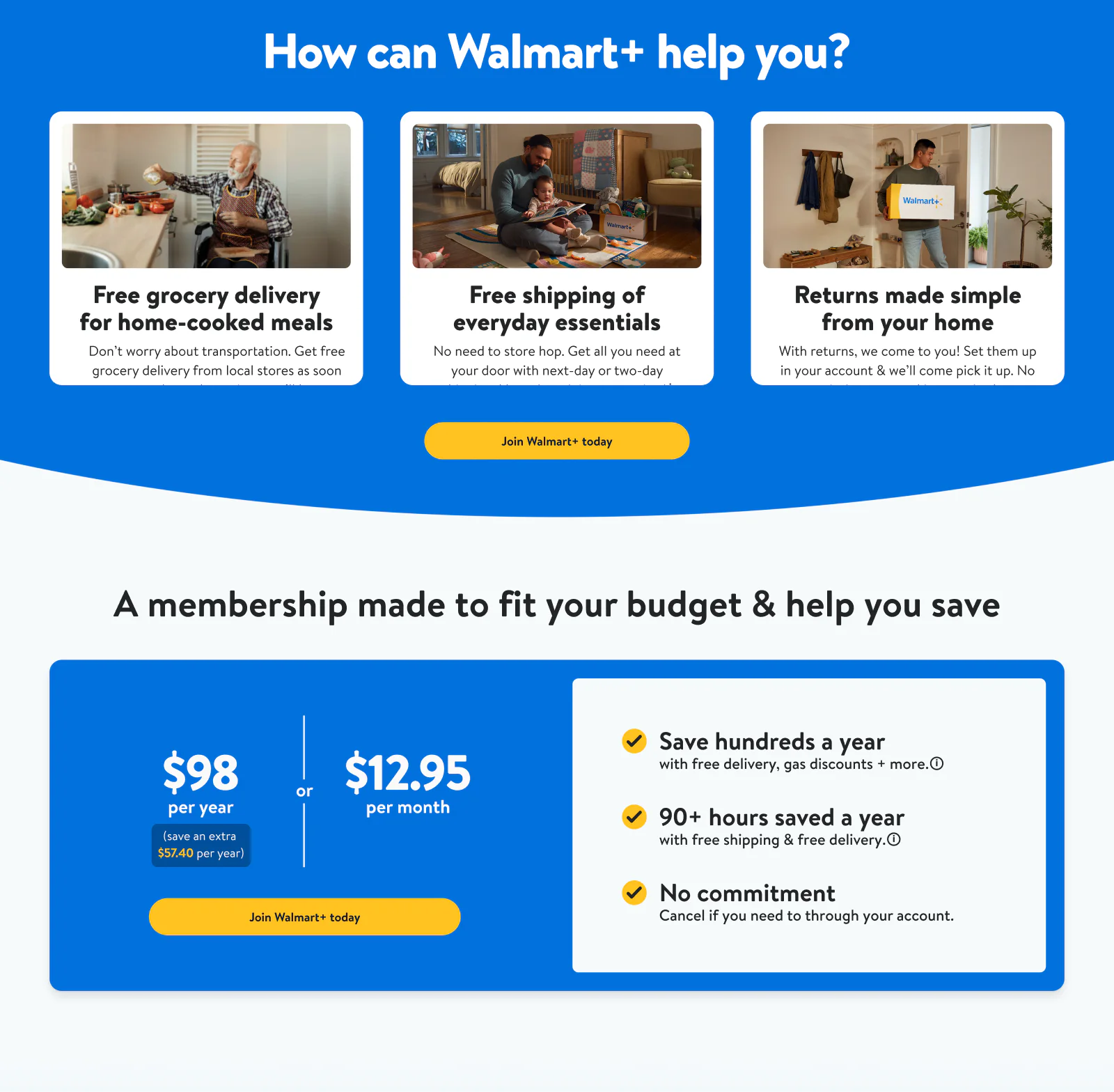 Original Walmart opportunity exploration about delivery access and independence